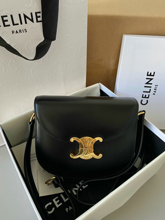 Celine Teen Besace Triomphe Black C35022