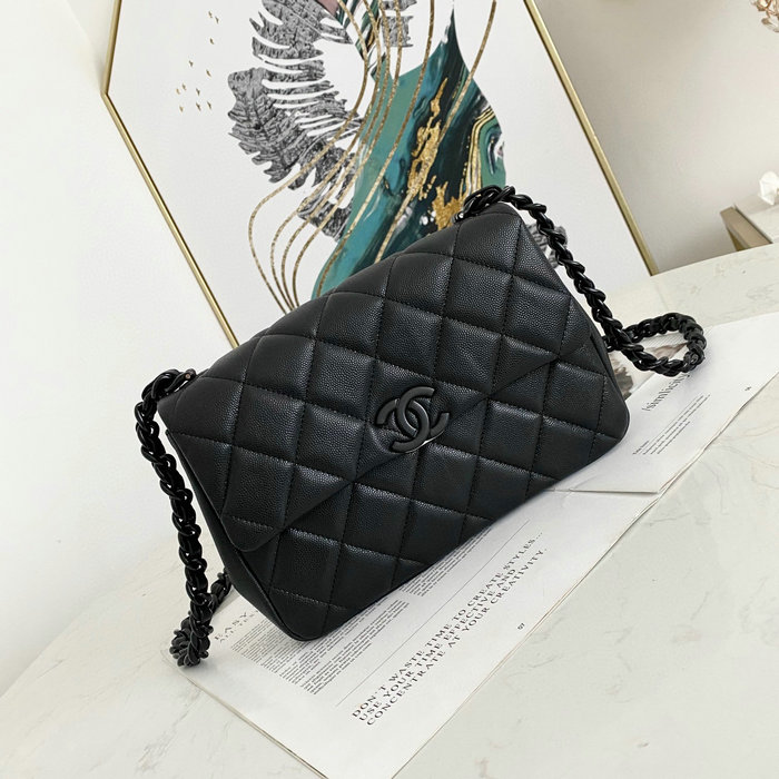 Chanel Flap Bag Black AS2303