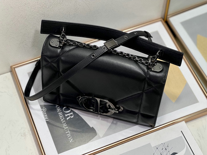 Dior 30 Montaigne Chain Bag with Handle Black M9215