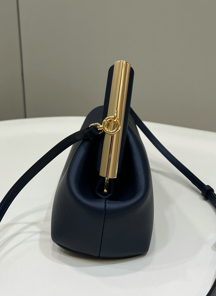 Fendi First small leather bag Navy F80018