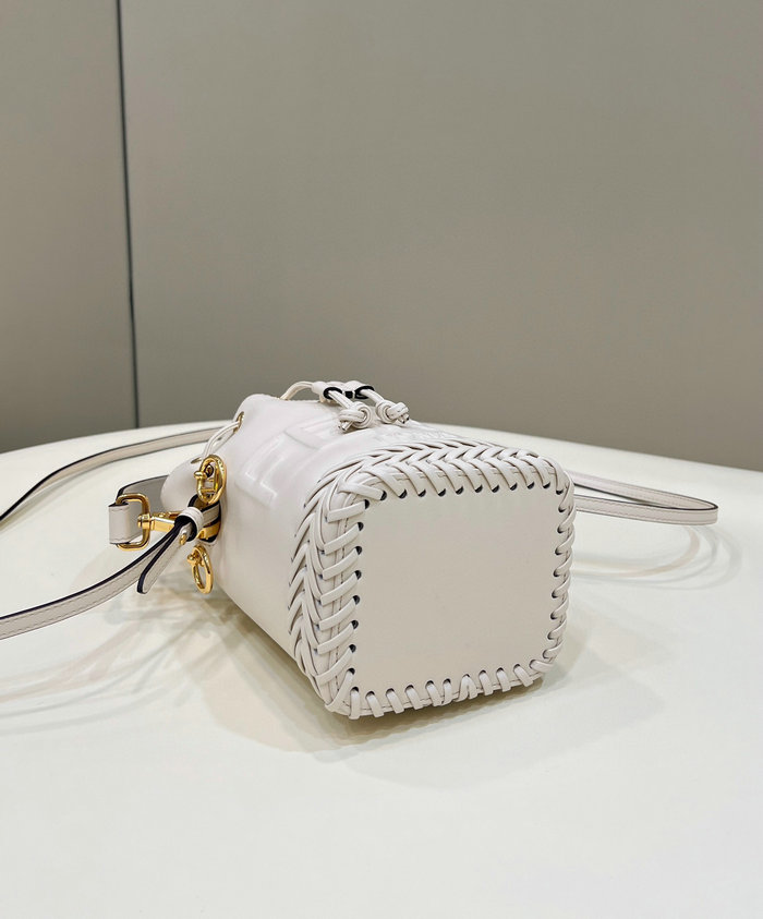 Fendi Mon Tresor leather mini-bag White F8537