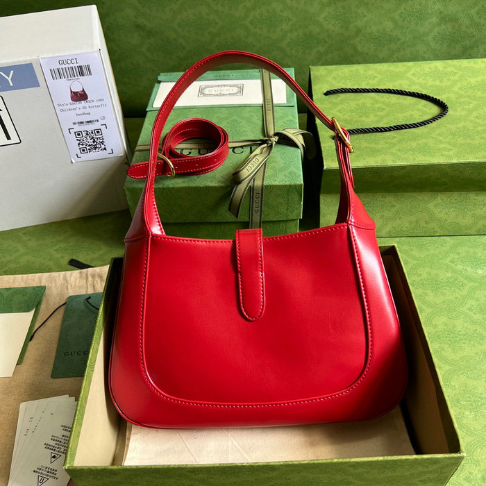 Gucci Jackie 1961 Small Hobo Bag Red 636709