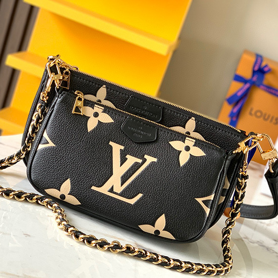 Louis Vuitton Multi Pochette Accessoires Black M45777