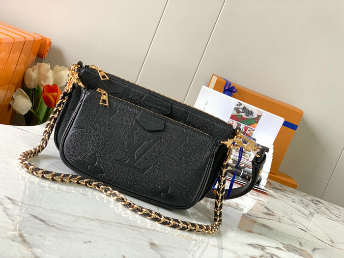 Louis Vuitton Multi Pochette Accessoires Black M80399