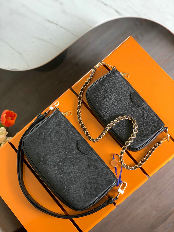 Louis Vuitton Multi Pochette Accessoires Black M80399