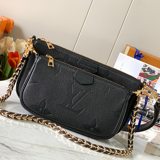 Louis Vuitton Multi Pochette Accessoires Black M80399