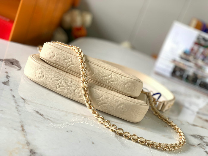 Louis Vuitton Multi Pochette Accessoires Cream M80399