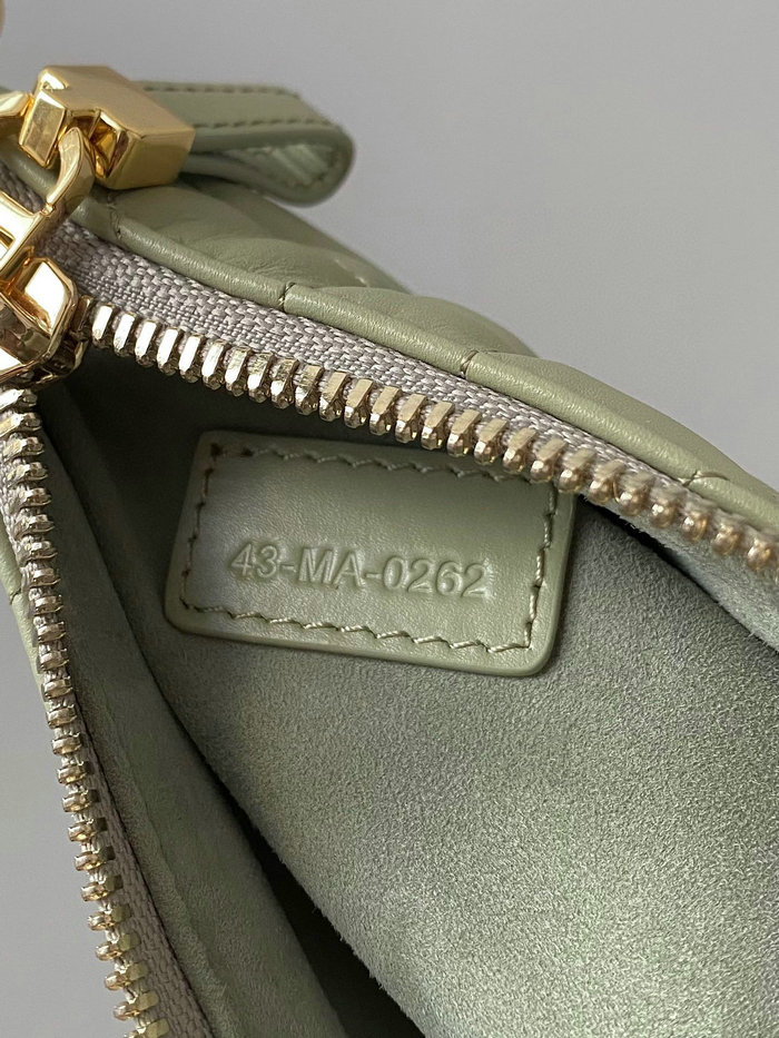 Mini Dior Caro Tulip Bag Green S5139