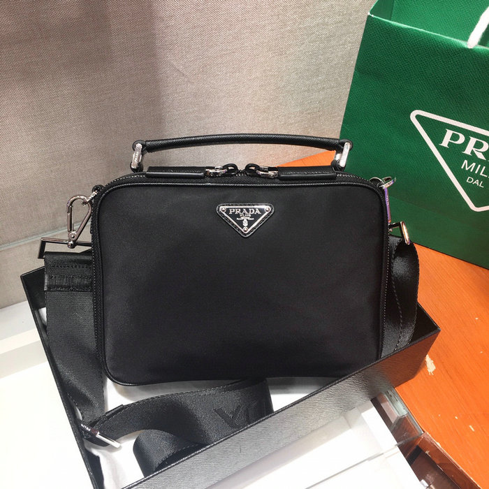 Prada Brique Nylon Bag Black 2VH069