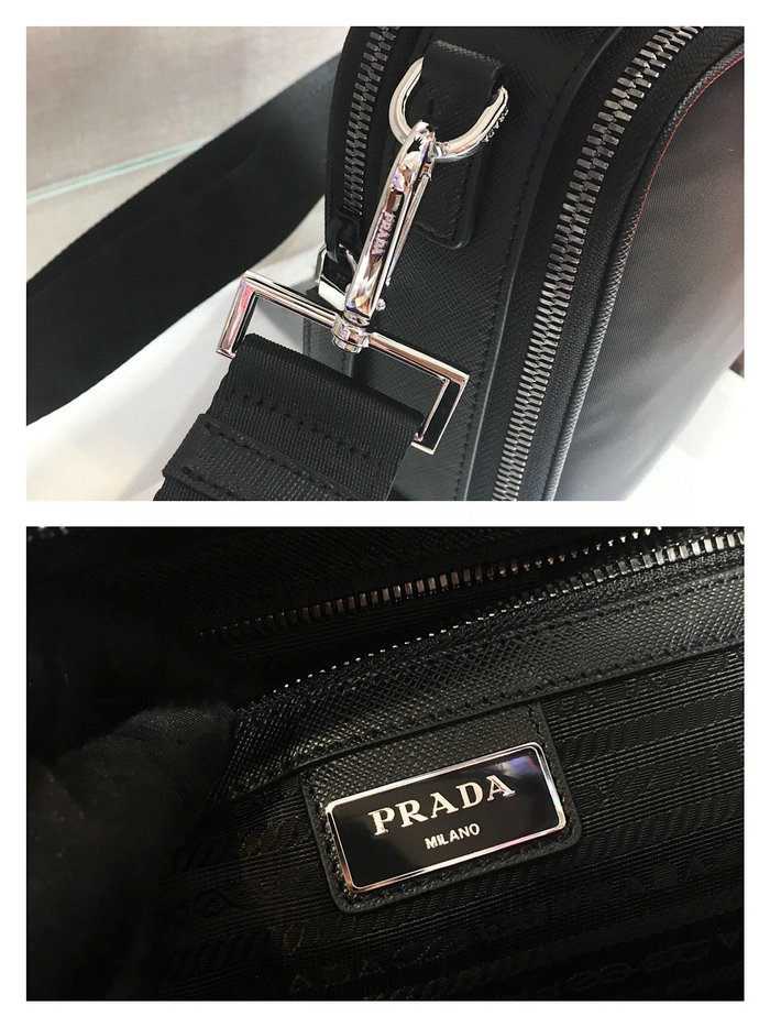 Prada Brique Nylon Bag Black 2VH069