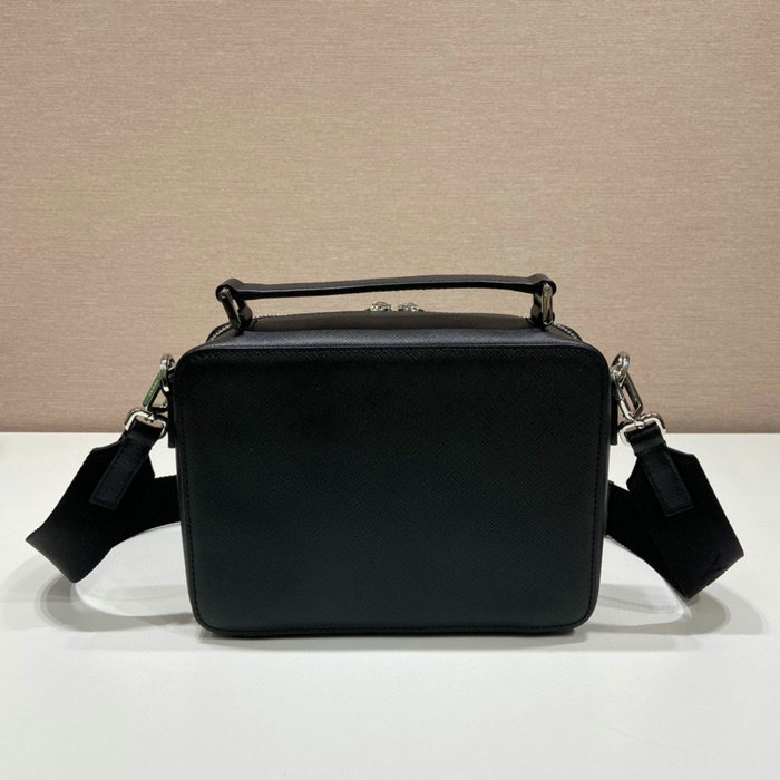 Prada Brique Saffiano leather bag Black 2VH069