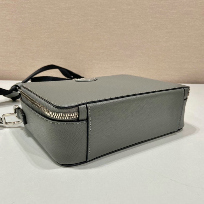 Prada Brique Saffiano leather bag Grey 2VH069