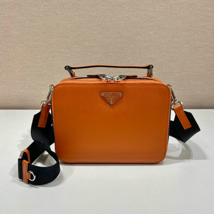 Prada Brique Saffiano leather bag Orange 2VH069