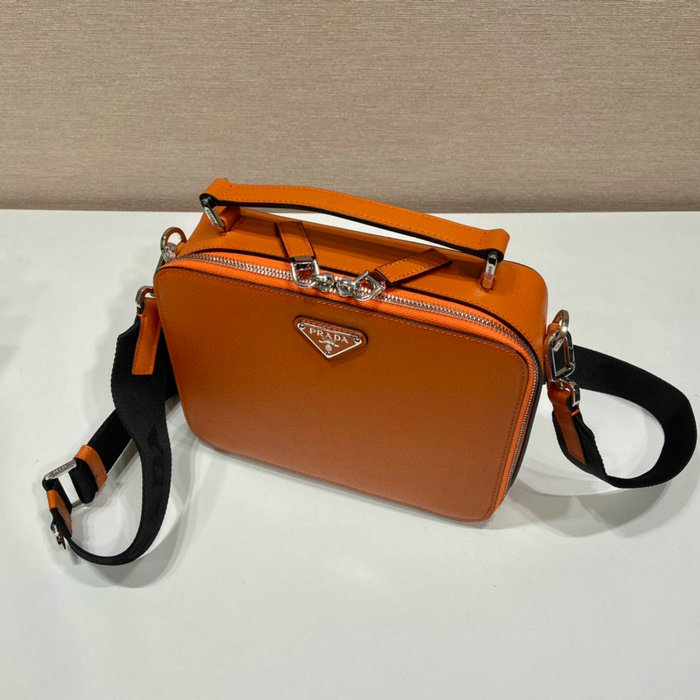 Prada Brique Saffiano leather bag Orange 2VH069