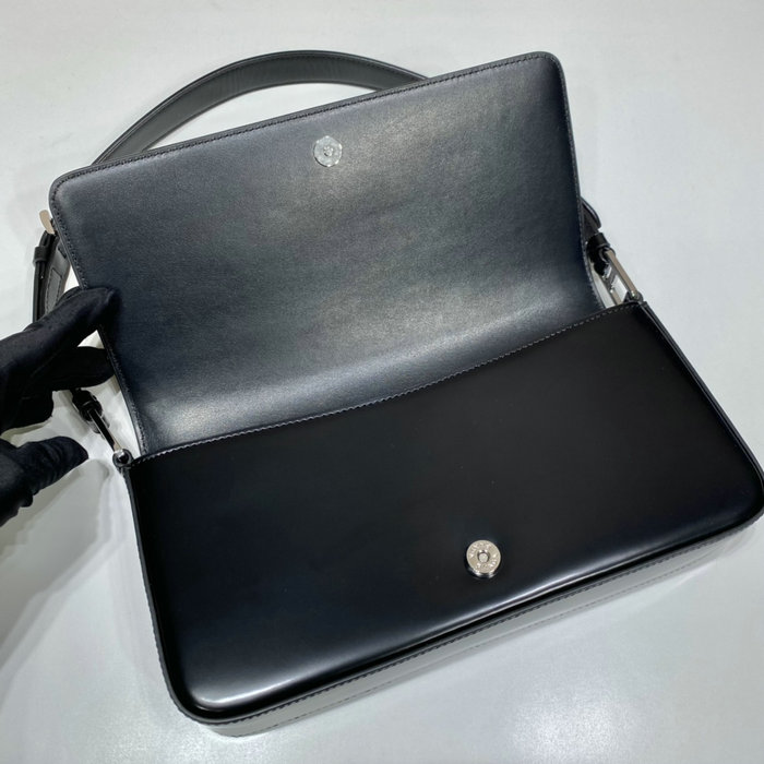 Prada Brushed leather Prada Femme bag Black 1BD323