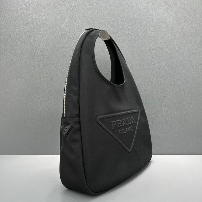 Prada Canvas hobo bag Black 2VY005