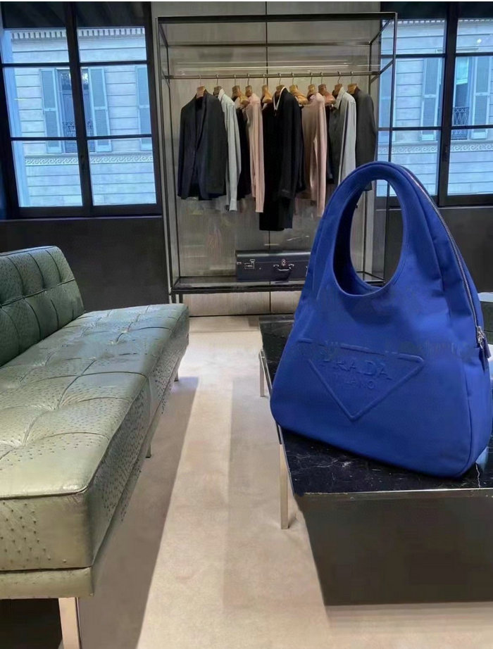 Prada Canvas hobo bag Blue 2VY005