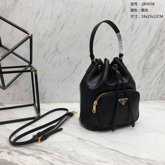 Prada Duet Calfskin shoulder bag 1BH038