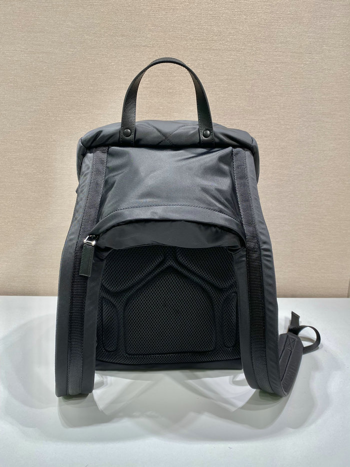 Prada Re-Nylon padded backpack with hood 2VZ135