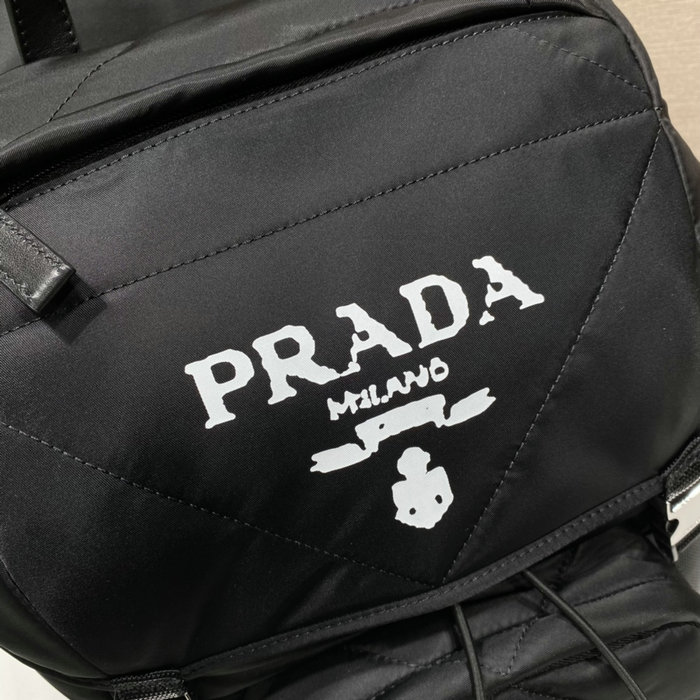 Prada Re-Nylon padded backpack with hood 2VZ135