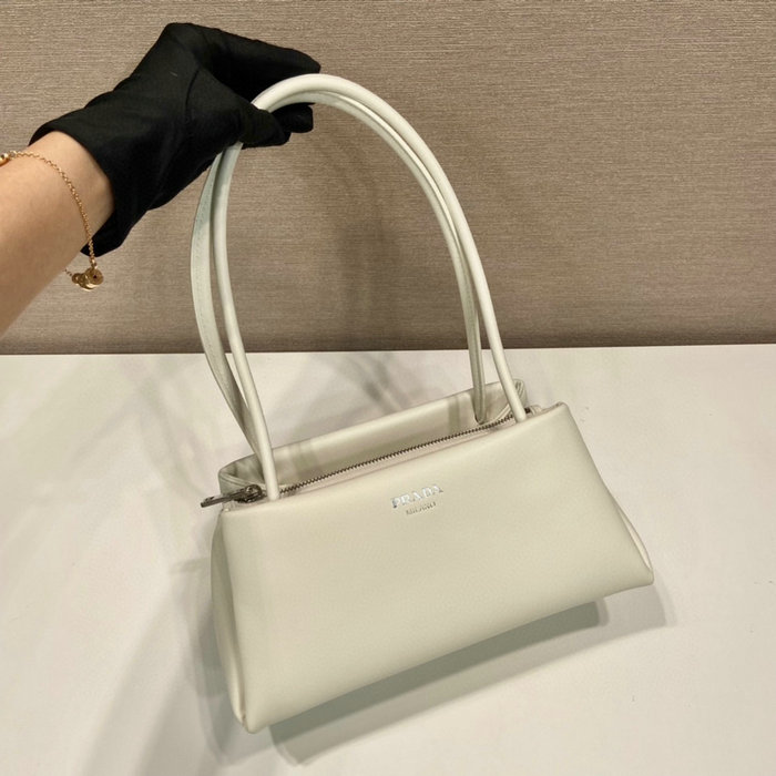 Prada Small leather bag White 1BA368