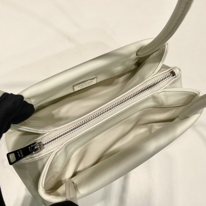 Prada Small leather bag White 1BA368