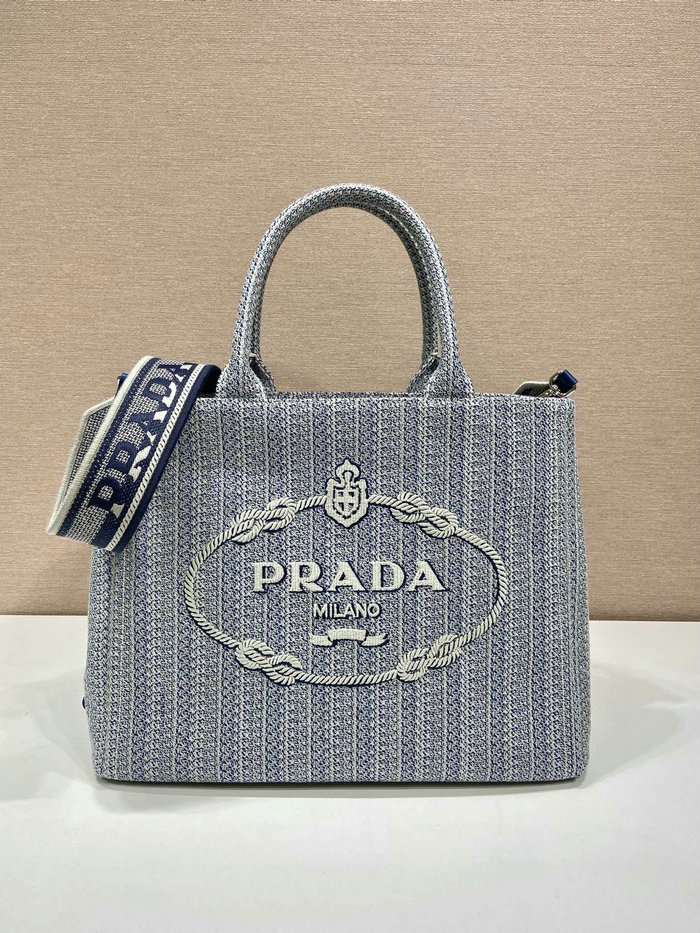 Prada Tote Bag Blue 1BA342