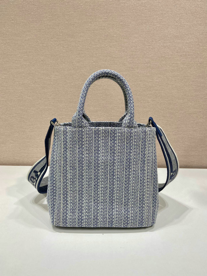 Prada Tote Bag Blue 1BA343