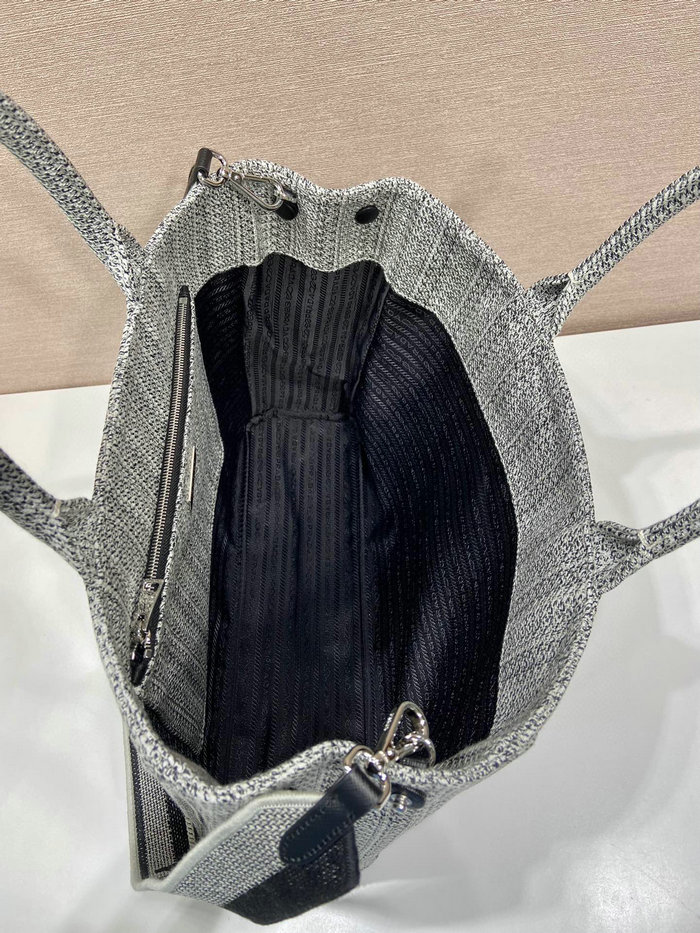 Prada Tote Bag Grey 1BA342