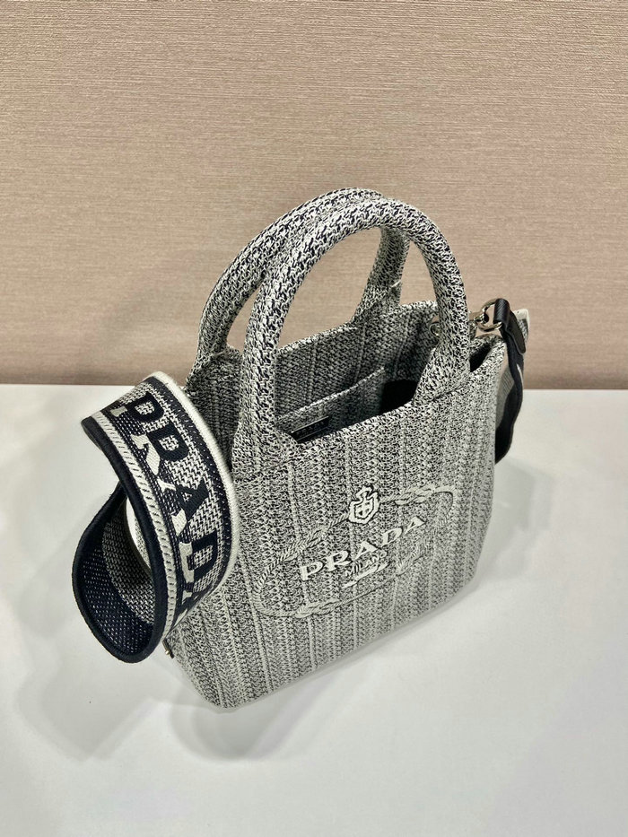 Prada Tote Bag Grey 1BA343