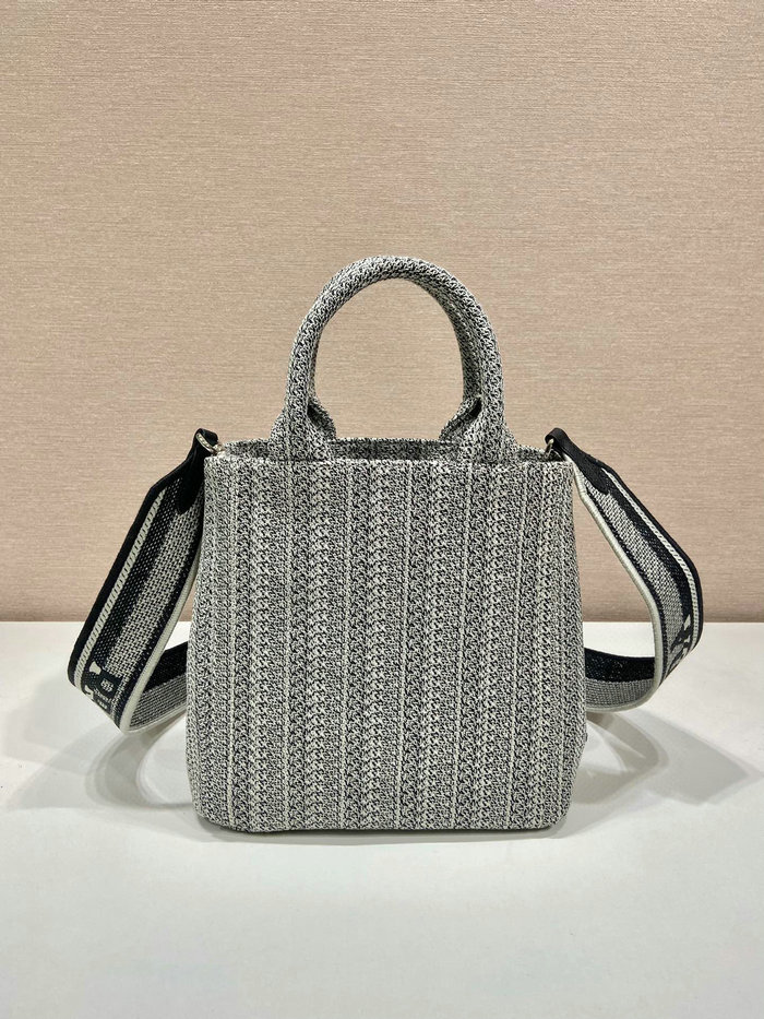 Prada Tote Bag Grey 1BA343