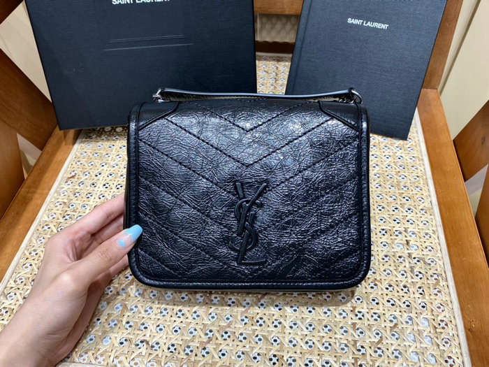 Saint Laurent Niki Chain Wallet Black 583103