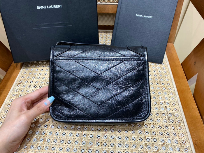 Saint Laurent Niki Chain Wallet Black 583103