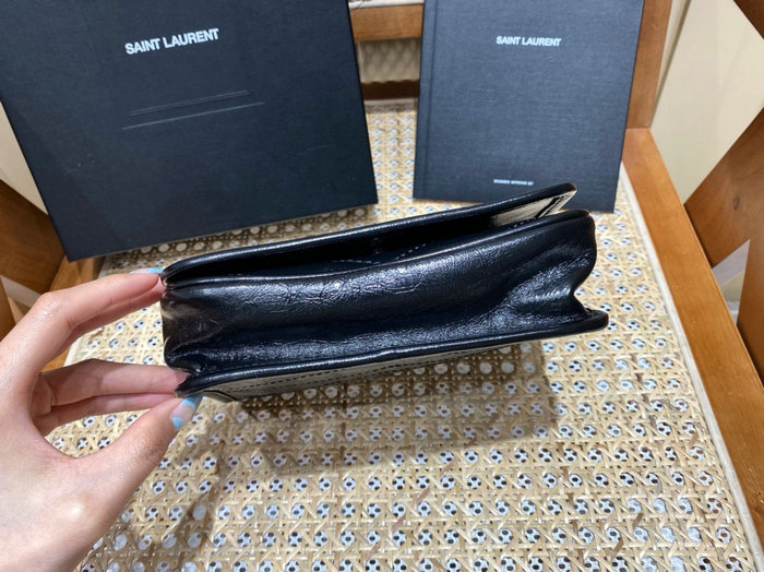 Saint Laurent Niki Chain Wallet Black 583103