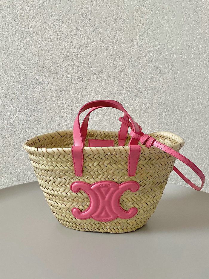 Teen Triomphe Celine Classic Panier Pink C35363