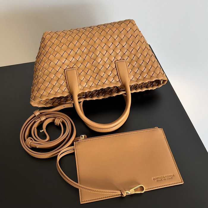 Bottega Veneta MINI CABAT Caramel B10021