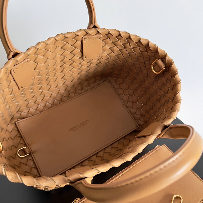 Bottega Veneta MINI CABAT Caramel B10021