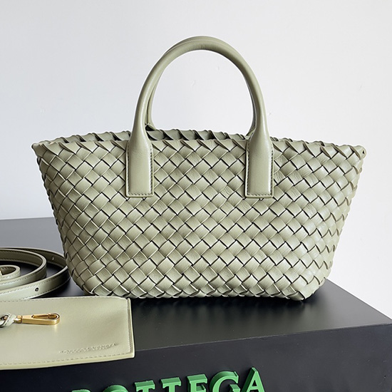 Bottega Veneta MINI CABAT Travertine B10021