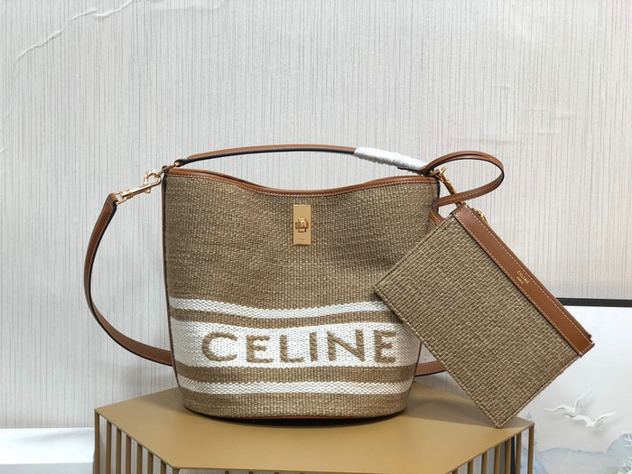 Celine Bucket 16 Bag Beige C195573