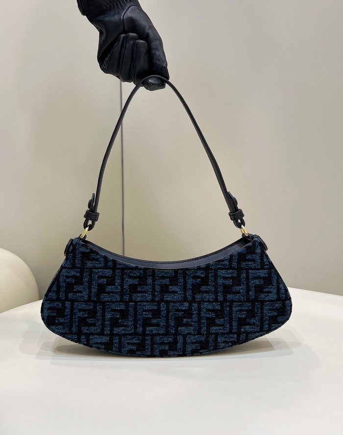 Fendi O'Lock Swing Bag Blue F8573