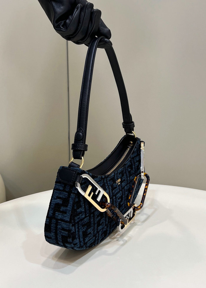 Fendi O'Lock Swing Bag Blue F8573