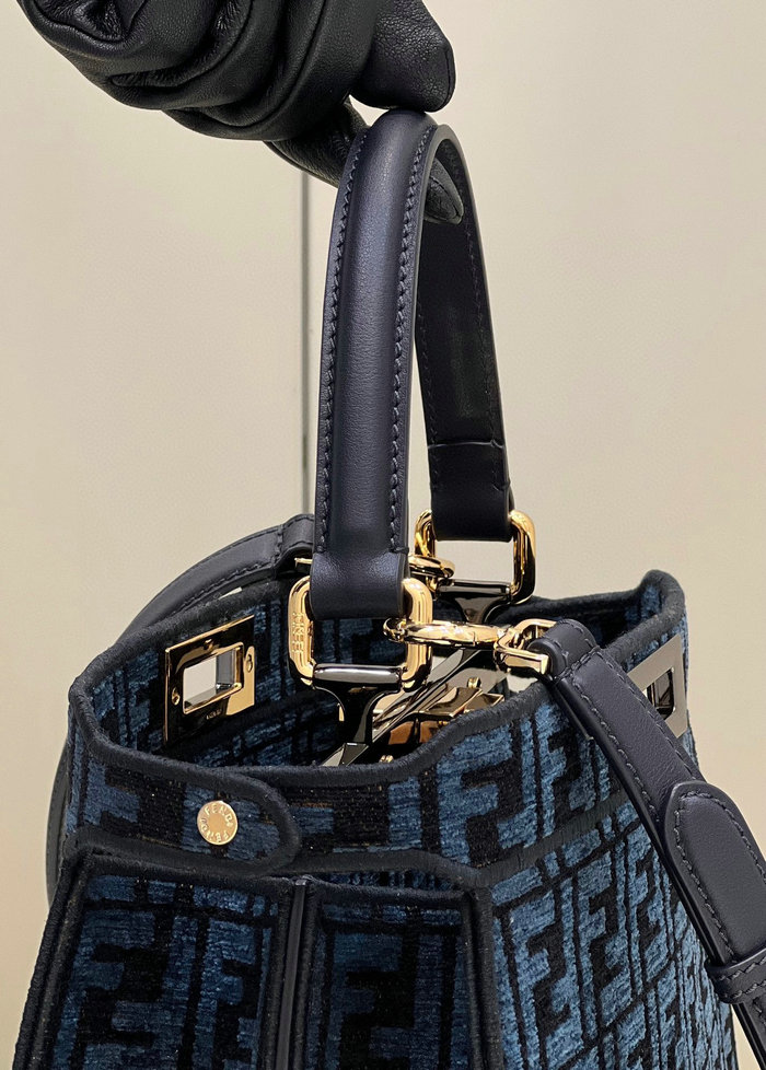 Fendi Peekaboo ISeeU Medium Bag Blue F80106