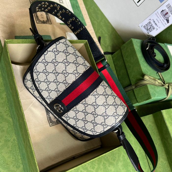 Gucci Ophidia mini GG shoulder bag Blue 722117