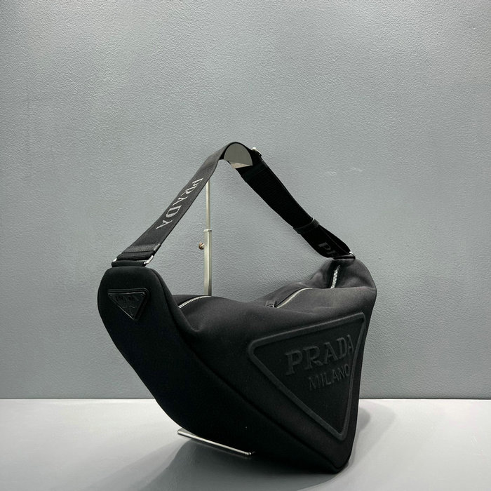 Prada Canvas Triangle Bag Black 2VY007