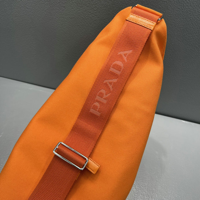 Prada Canvas Triangle Bag Orange 2VY007