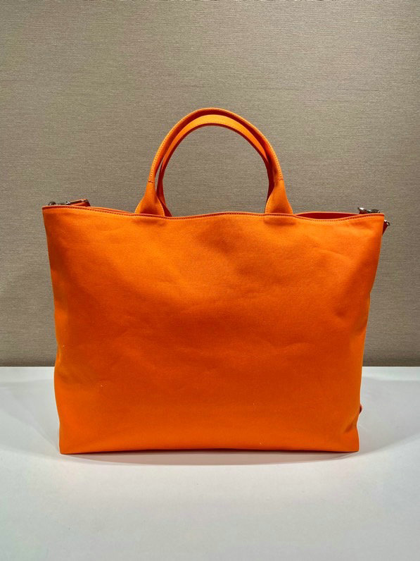 Prada Canvas tote bag Orange 2VG081