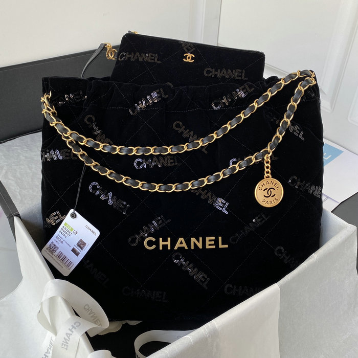 CHANEL 22 HANDBAG Black AS3261