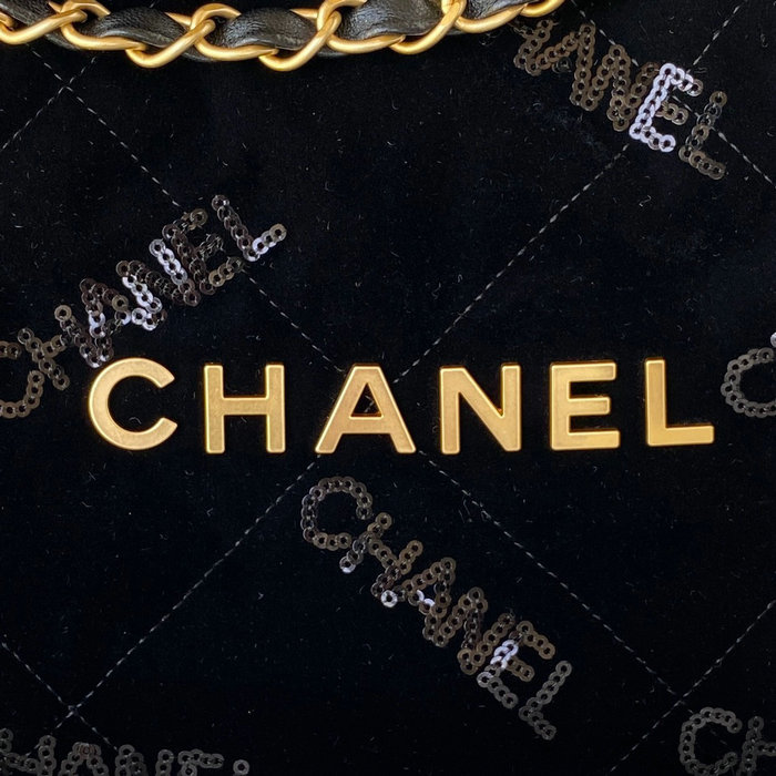 CHANEL 22 HANDBAG Black AS3261