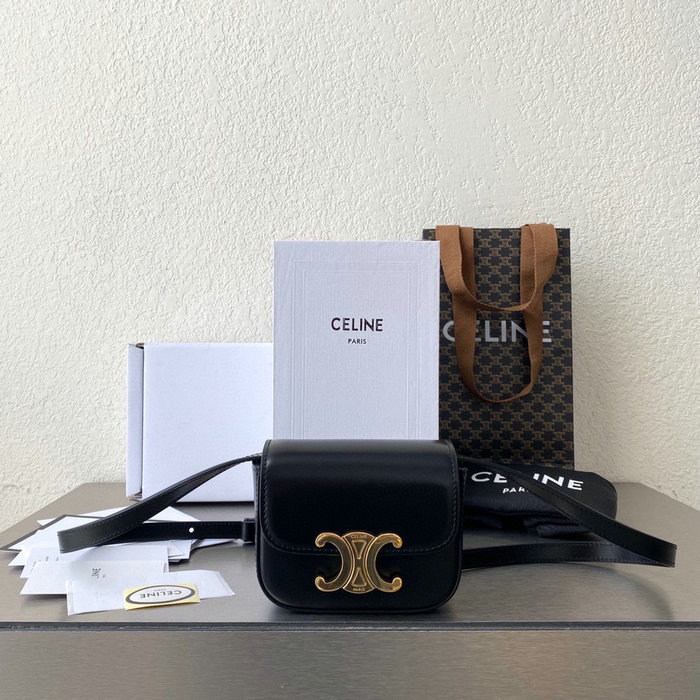 Celine Mini Triomphe Black C35021