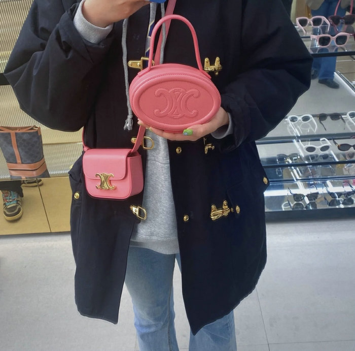 Celine Mini Triomphe Pink C35021